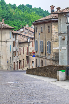 小巷。公司arquato。Emilia Romagna。意大利.