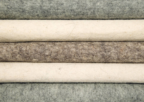 縫紉用混合羊毛材料