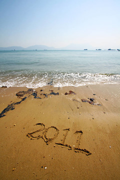 2011寫(xiě)在沙子上