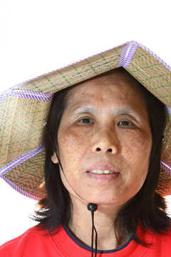 50年代的亞洲女人戴的帽子