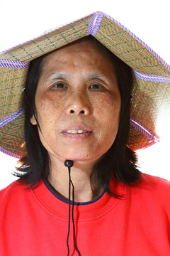 50年代的亞洲女人戴的帽子