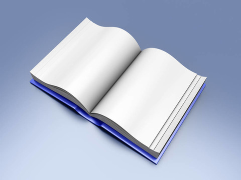 打開的書