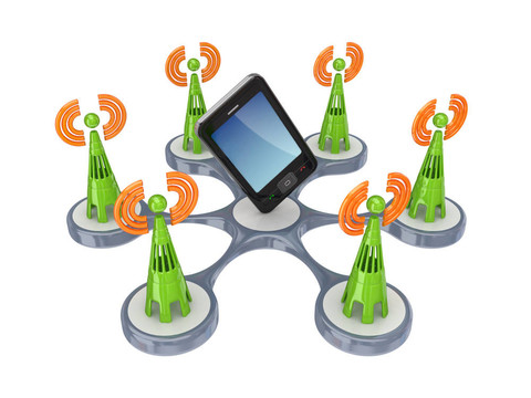 手機信號塔在現(xiàn)代mobole電話。