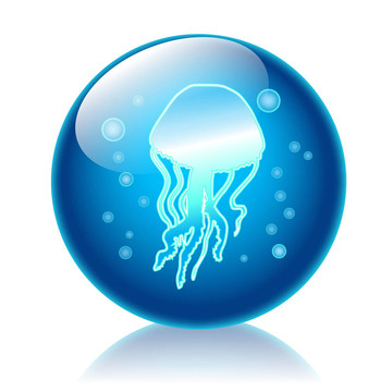 水母光澤圖標(biāo)