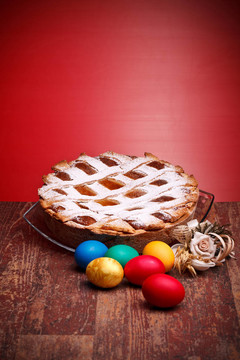 Neapolitan Pastiera和豐富多彩的復(fù)活節(jié)彩蛋