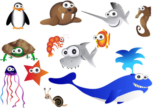 海洋動物；海洋生物