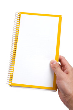 空白的書