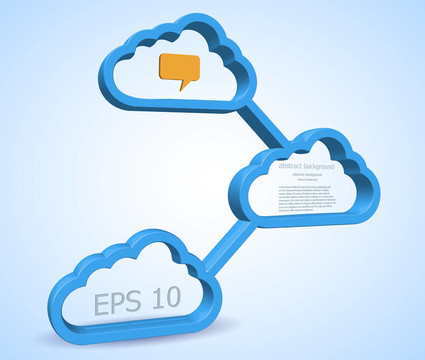 計算機云設計。eps10