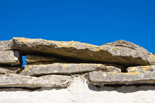 Alberobello s Trulli。普利亞。意大利.