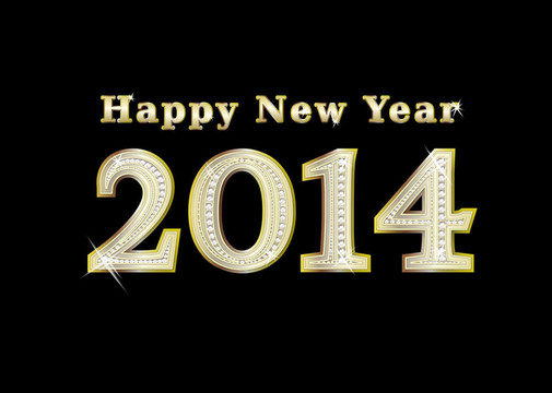 新年2014金與鉆石