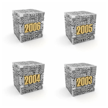 新年2006；2005；2004；2003。