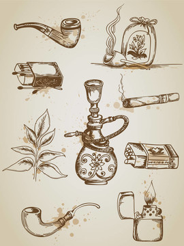 吸煙和香煙圖標(biāo)