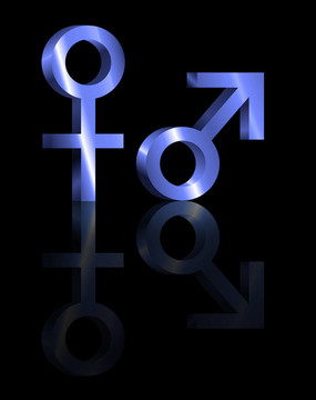 男女符號(hào)。
