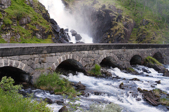瀑布lotefossen