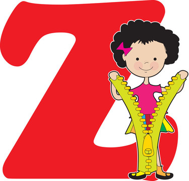 女孩Z字母