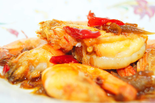 香辣蝦的食物