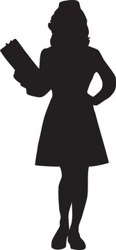 女護(hù)士剪影