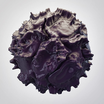 黑色3D抽象