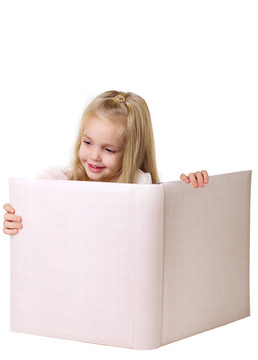 女孩和書
