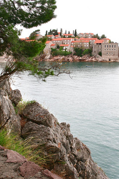 Sveti Stefan在黑山島度假
