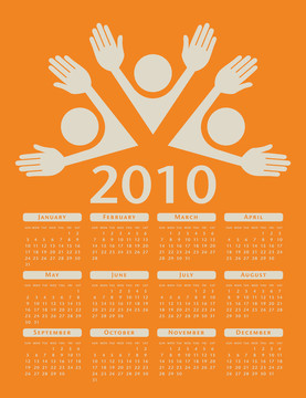 2010人日歷。
