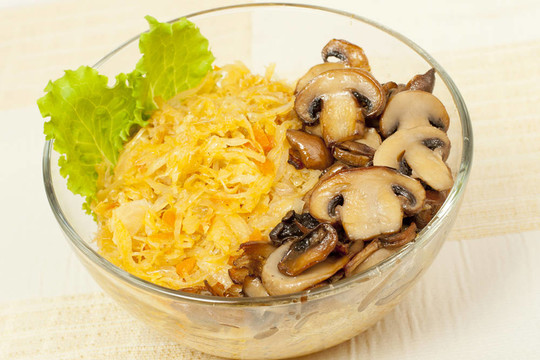 紅燒香菇炒甘藍