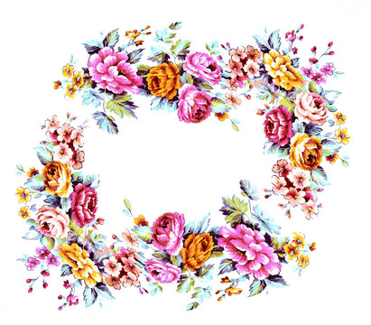 水彩畫(huà)中花的色彩闡釋