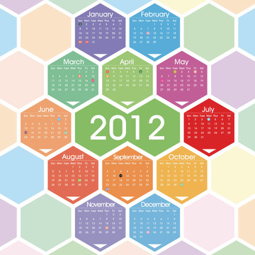 2012日歷