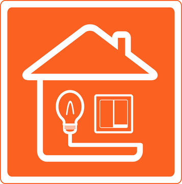 房子里的電象征