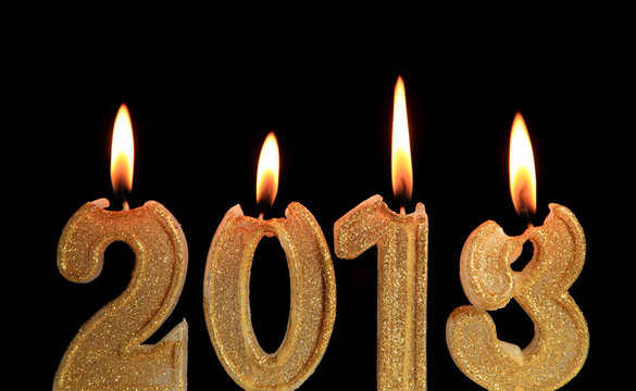 新年快樂(lè)2013；蠟燭燃燒