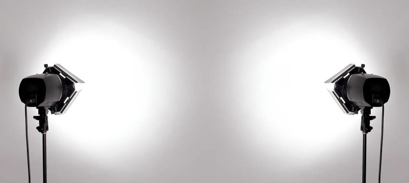 演播室的燈光
