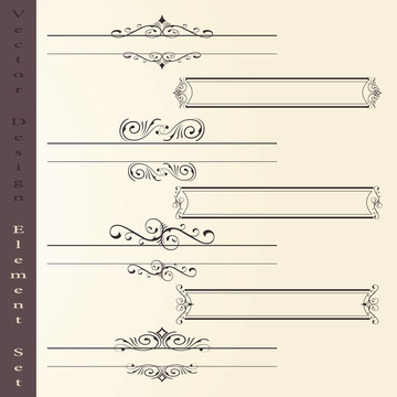 設(shè)計(jì)元素向量集
