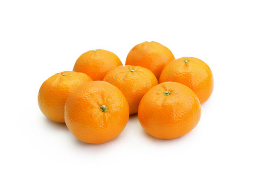 Tangerine夜店在白色背景