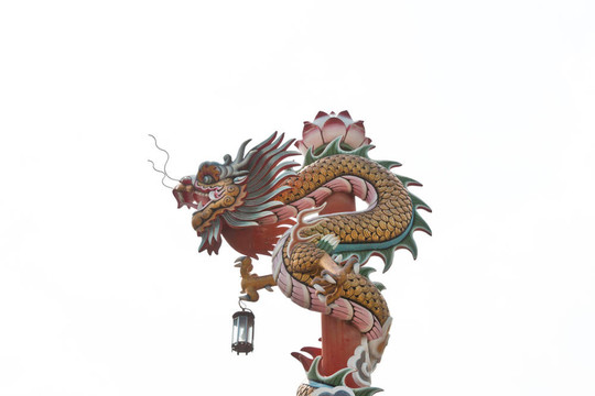中國(guó)式龍雕像