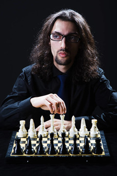 棋手玩他的游戲