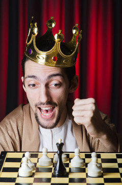 棋手玩他的游戲