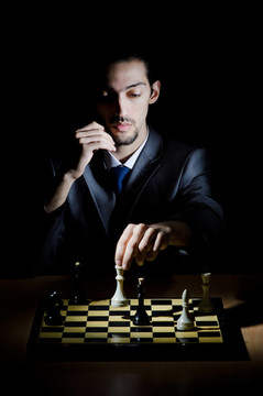 棋手玩他的游戲