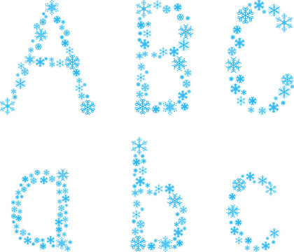 ABC字母。
