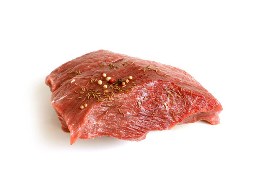 新鮮生牛肉配香料