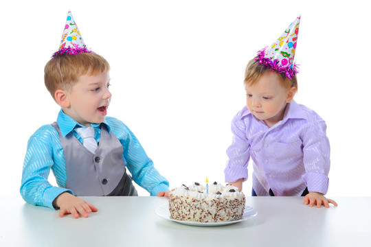 美麗小男孩生日快樂