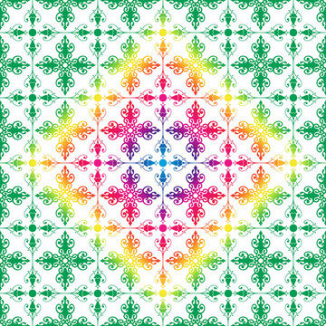 無縫的花卉圖案