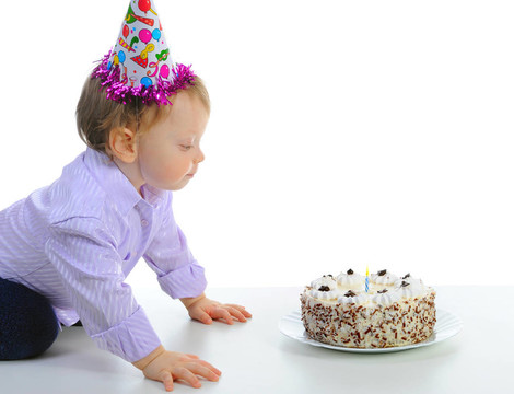 美麗小男孩生日快樂