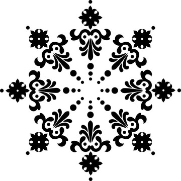 雪花冬季背景。