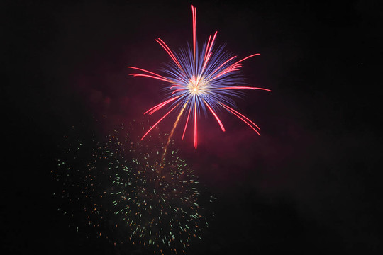 夜空中的煙花