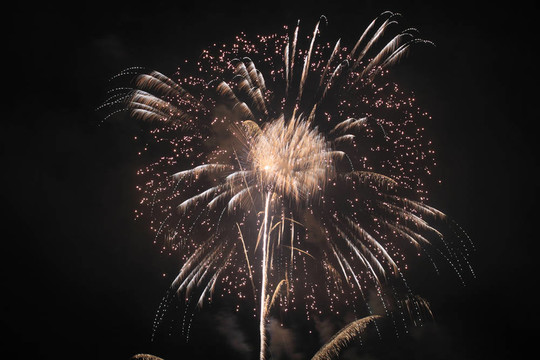 夜空中的煙花