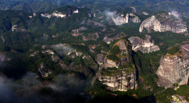 湖南新寧崀山丹霞云海風(fēng)光