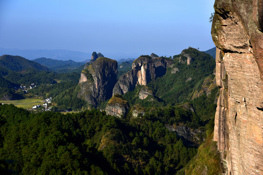 湖南新寧崀山丹霞云海風(fēng)光