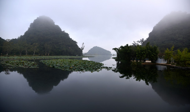 云南文山普者黑高原水鄉(xiāng)風光