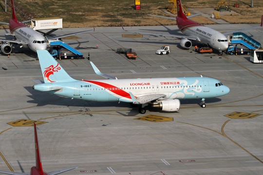 長龍航空在沈陽機場