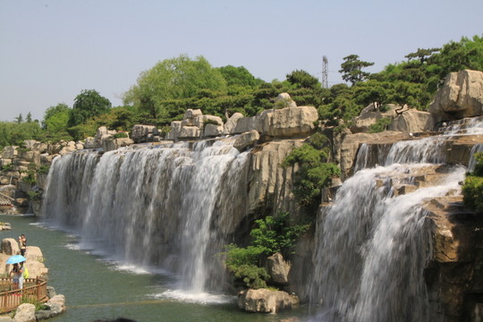 百米瀑布 中國(guó)唐苑